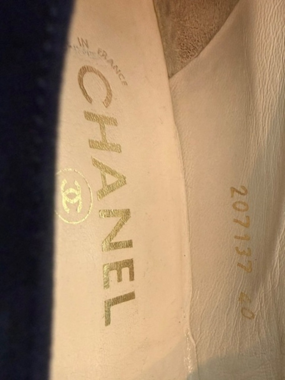 Chanel Black Suede 2-in Pumps, Size 40 - Picture 5 of 6